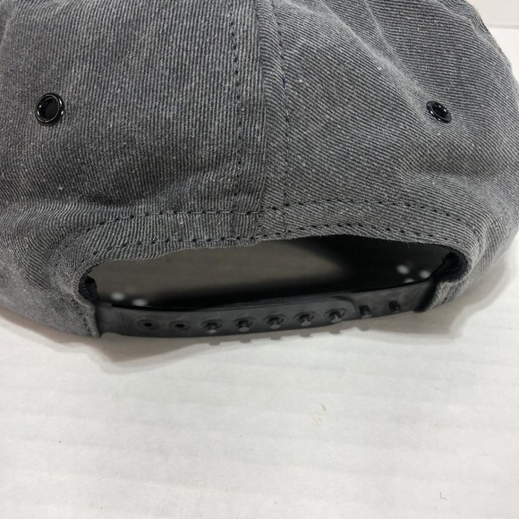 Vintage Distinct Snapback Hat, Made in USA, Adjustable, Grey, Americap - Picture 3 of 10